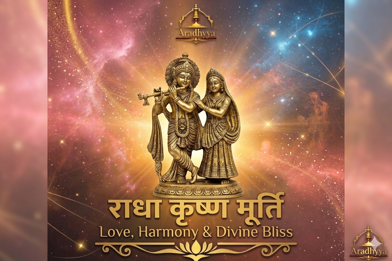 Radha Krishna Brass Idol